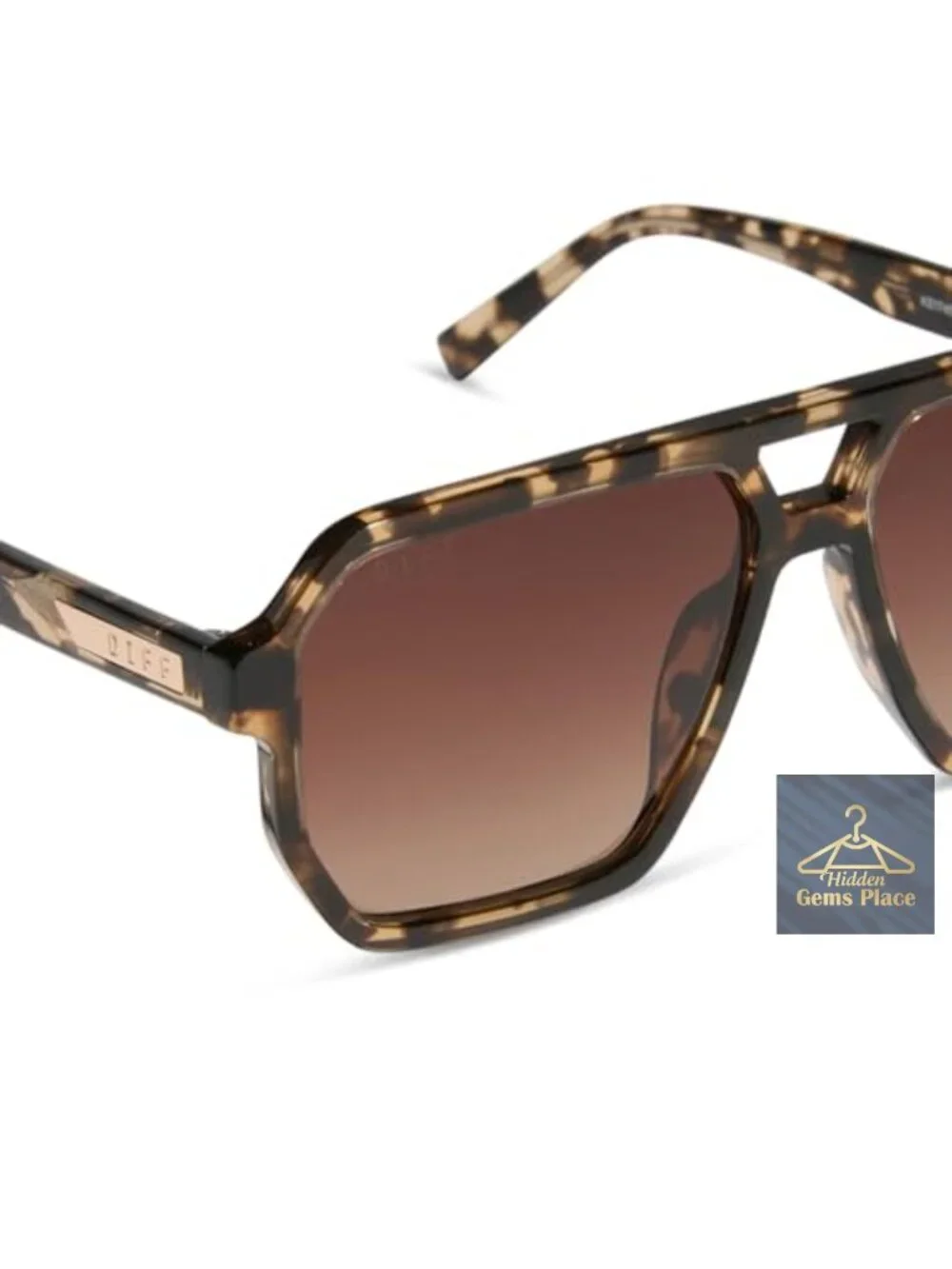 Oversized Geometric Navigator Polarized Sunglasses UV Protection